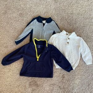 Multiple Sweaters Navy, Gray, and White Kids